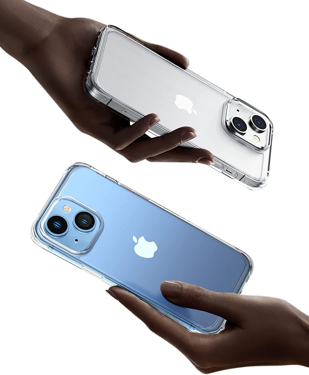 Mkeke for Iphone 14 Case & Iphone 13 Case Clear, New Designed Slim Phone Case for Iphone 13 & 14 with Protective Bumper for Apple Iphone 14/Iphone 13 6.1'' [Anti Yellowing] [Military Grade Protection]  Shenzhen Make Technology Company Limited   