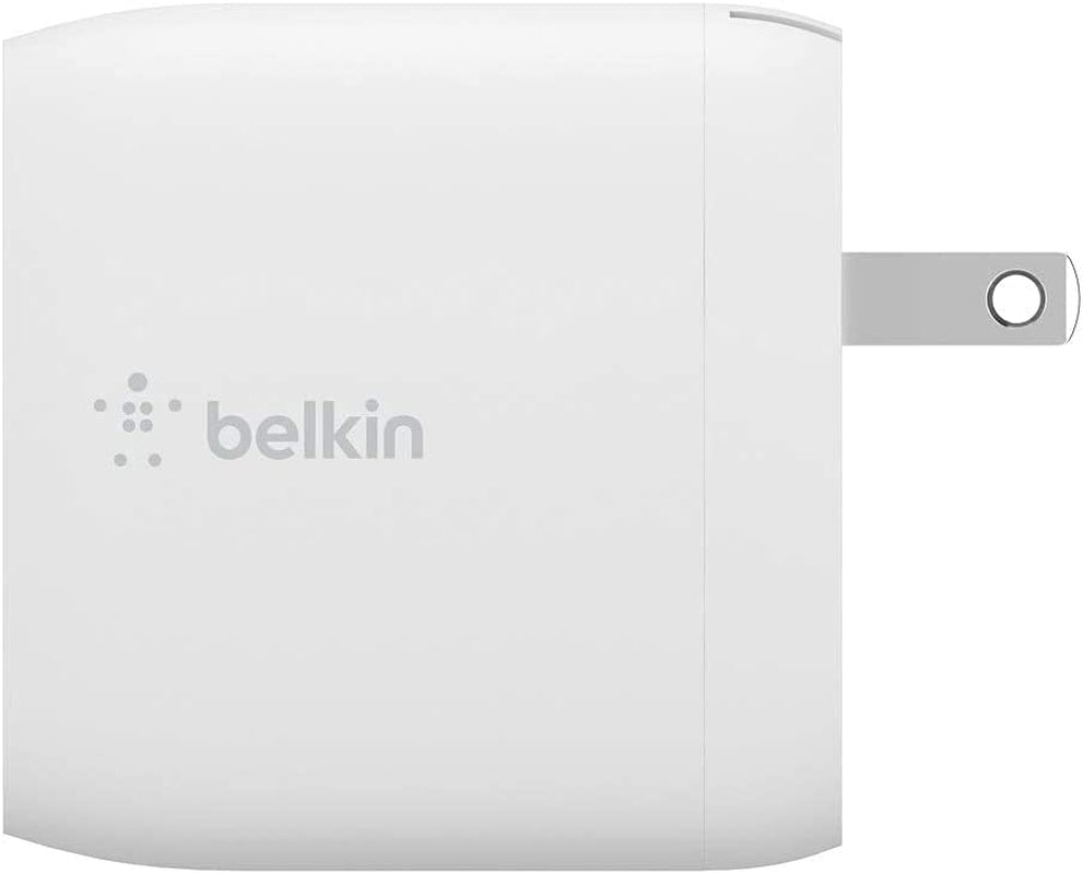 Belkin 24W Dual Port USB Wall Charger - Iphone Fast Charging - USB Charging Block for Power Bank, Iphone 14, Iphone13, Iphone 12, Iphone 11, Ipad Pro, Samsung & More, Iphone Cable Not Included  Belkin   