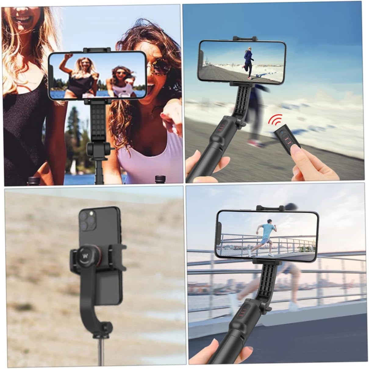 UKCOCO 1 PC Phone Stabilizer Tripods for Cameras Camera Gimbal Stabilizer Camera Stabilizer Selfie Stick Tripod Professional Video Stabilizers Cell Phone Holder Phone Gimbal Stabilizer  UKCOCO   