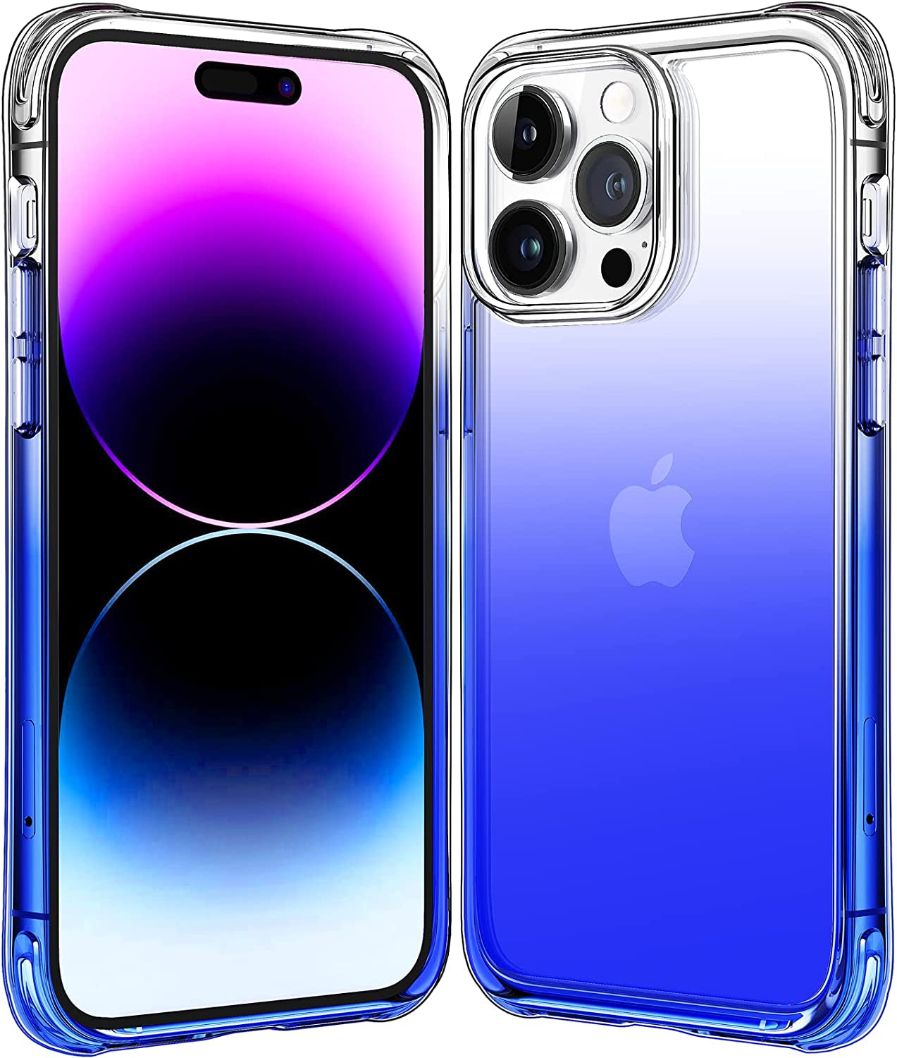 Mkeke for Iphone 14 Pro Case, [Military Grade Protection] [Not Yellowing] Shockproof Phone Case for Apple Iphone 14 Pro 2022 - Black  Shenzhen Make Technology Company Limited Gradient Blue Clear  
