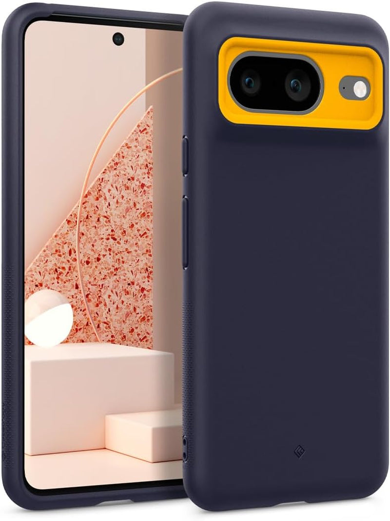 Caseology Nano Pop Silicone Case Compatible with Google Pixel 8 Case 5G [Military Grade Drop Tested](2023) - Black Sesame  Caseology Blueberry Navy  