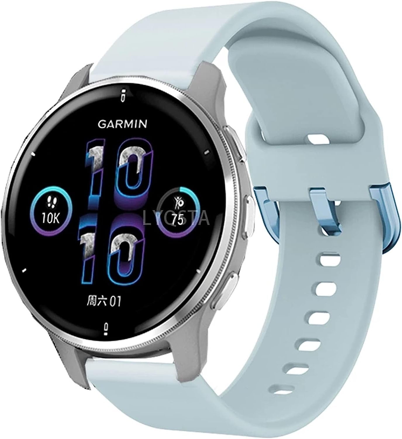 SCRUBY Smart Watch Bands for Garmin Venu/Venu2 plus Vivomove HR Silicone Bracelet Straps Vivoactive 3/Forerunner245M 645 Wristband 20Mm  SCRUBY   