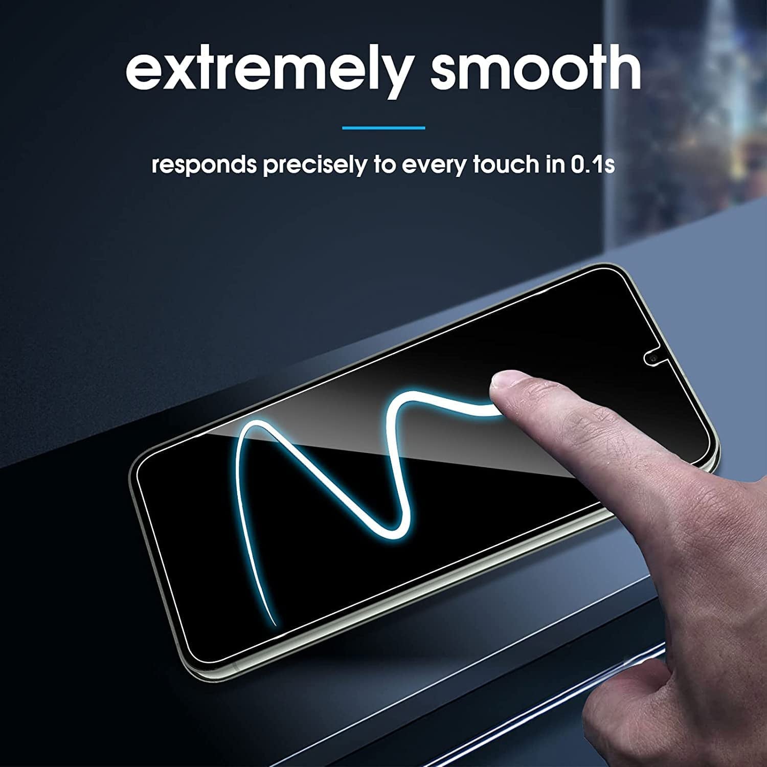 Yoyamo 【3+3 Pack Screen Protector for Samsung Galaxy S23 Plus/S23+ with 3 Pack Tempered Glass Screen Protective Film and 3 Pack Camera Lens Protector-Bubble Free High Definition  Yoyamo   