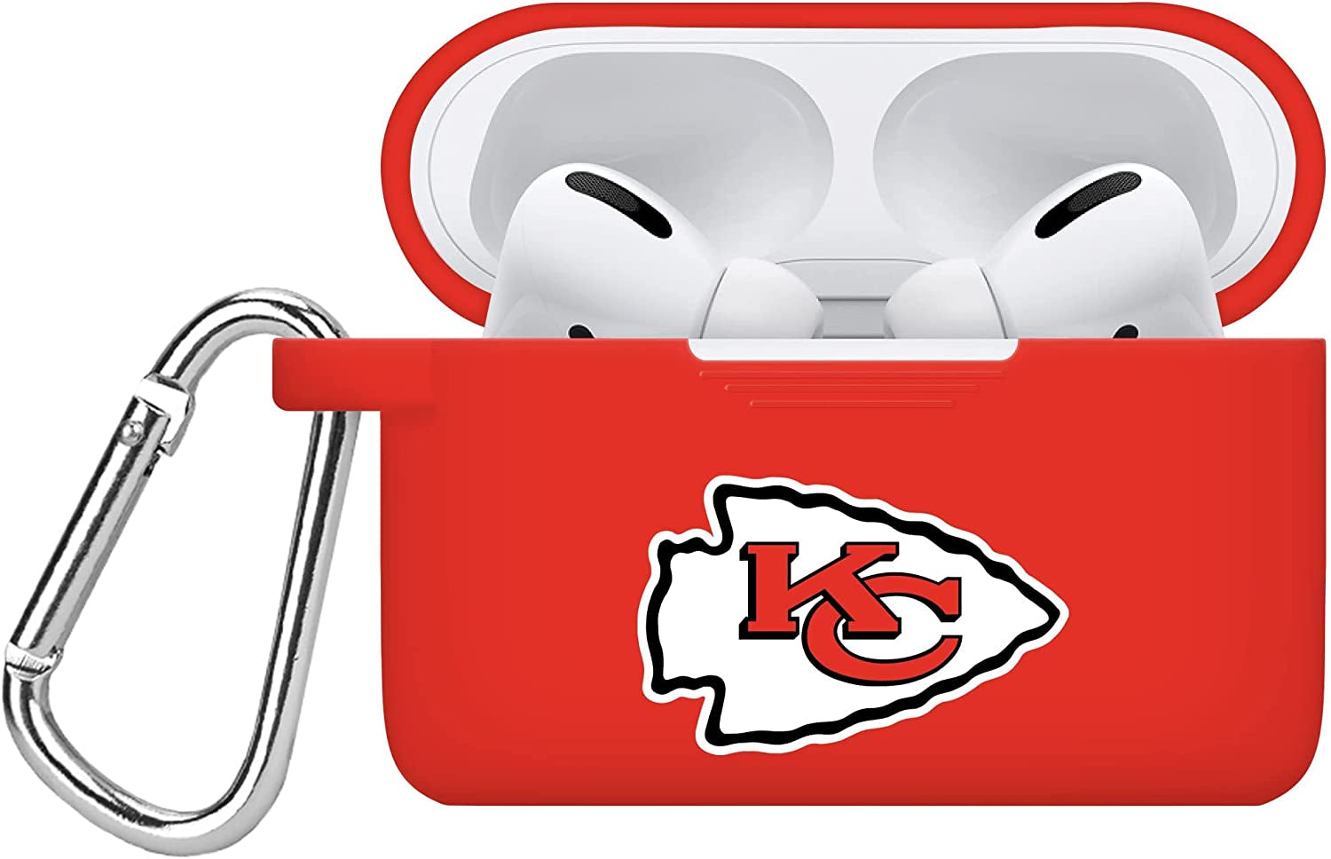 GAME TIME Tampa Bay Buccaneers Silicone Case Cover Compatible with Apple Airpods Pro Battery Case (Black)  Game Time Kansas City Chiefs - Red  