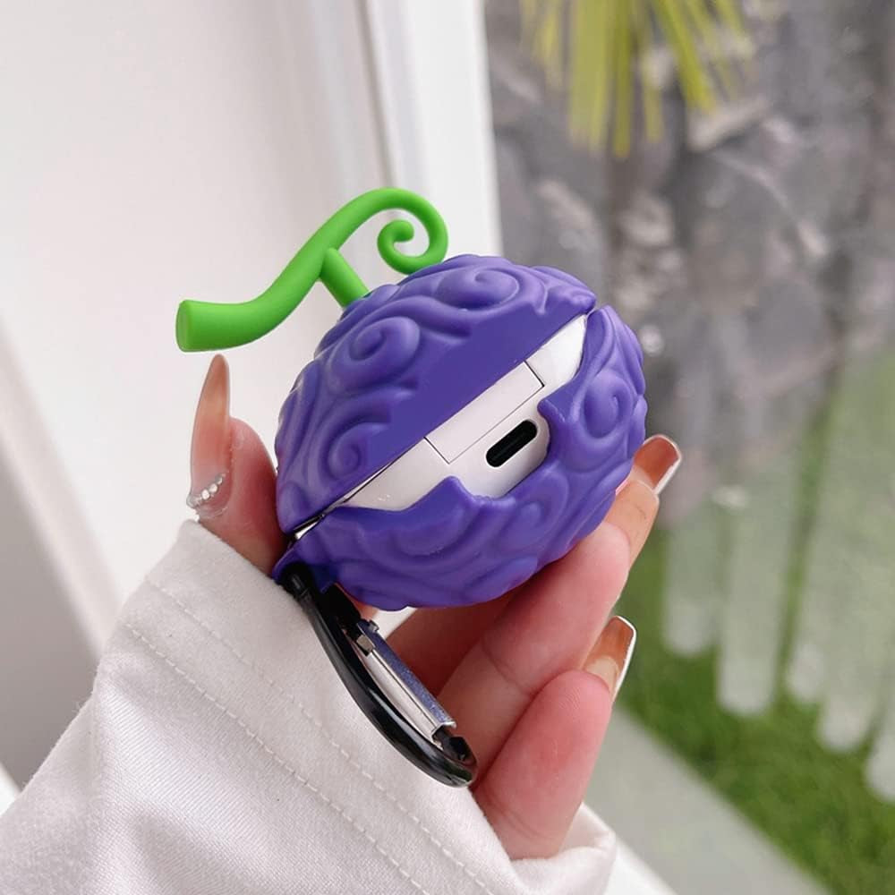 PFVXWJ Case for Samsung Galaxy Buds Live,Cartoon 3D Shockproof Protective Cover for Buds 2 Pro/Buds 2/Buds Pro,Earbuds Soft Shell for Boys Men (Purple)  PFVXWJ   